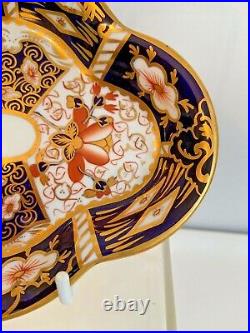 Rare Royal Crown Derby 2451 Or Traditional Imari Small Tray Date Code For 1910