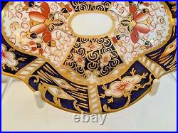 Rare Royal Crown Derby 2451 Or Traditional Imari Small Tray Date Code For 1910