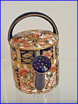 Rare Royal Crown Derby 6299 Derby Witches Pattern Miniature Watering Can 1916