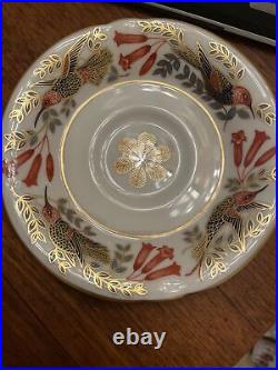 Rare Royal Crown Derby #A. 1296 Cup and Saucer