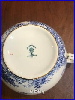 Rare Royal Crown Derby Blue Aves Jumbo Cup saucer England bone china oversized