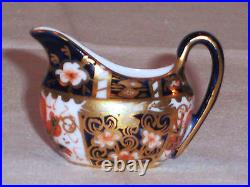 Rare! Royal Crown Derby Old Imari Cobalt Mini / Miniature 5 Piece Tea Set Mint