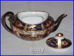 Rare! Royal Crown Derby Old Imari Cobalt Mini / Miniature 5 Piece Tea Set Mint