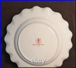 Rare Royal Crown Derby Pinxton Rose Porcelain Dish Set