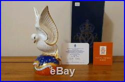 Rare Royal Crown Derby SPIRIT OF PEACE' DOVE Paperweight Ltd Edition Boxed