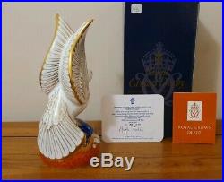 Rare Royal Crown Derby SPIRIT OF PEACE' DOVE Paperweight Ltd Edition Boxed