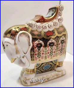 Rare Royal Crown Derby Signature Edition for Gumps Elephant 4/100 Hugh Gibson