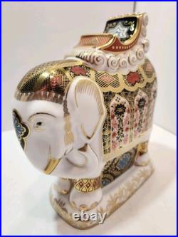 Rare Royal Crown Derby Signature Edition for Gumps Elephant 4/100 Hugh Gibson