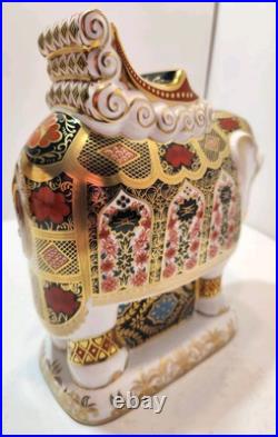 Rare Royal Crown Derby Signature Edition for Gumps Elephant 4/100 Hugh Gibson