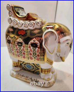 Rare Royal Crown Derby Signature Edition for Gumps Elephant 4/100 Hugh Gibson