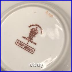 Rare Set 3 Royal Crown Derby DOG Demitasse Cups Saucers Artist Signed Stunning 4