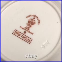 Rare Set 3 Royal Crown Derby DOG Demitasse Cups Saucers Artist Signed Stunning 4