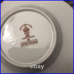 Rare Set 4 Royal Crown Derby DOG Demitasse Cups Saucers Artist Signed Stunning 1