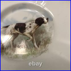 Rare Set 4 Royal Crown Derby DOG Demitasse Cups Saucers Artist Signed Stunning 3