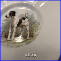 Rare Set 4 Royal Crown Derby DOG Demitasse Cups Saucers Artist Signed Stunning 3