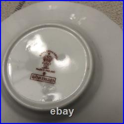 Rare Set 4 Royal Crown Derby DOG Demitasse Cups Saucers Artist Signed Stunning 3