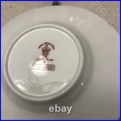 Rare Set 4 Royal Crown Derby DOG Demitasse Cups Saucers Artist Signed Stunning 3