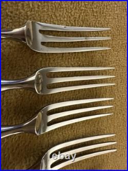 Rare Set Royal Crown Derby Posies 5 Steak Knives & 6 Forks