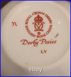 Rare! Vintage Royal Crown Derby China XLI Derby Poises Pattern Tea Set 32 Pcs