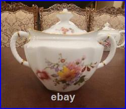 Rare! Vintage Royal Crown Derby China XLI Derby Poises Pattern Tea Set 32 Pcs