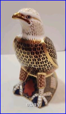 Rare Vtg Royal Crown Derby Signature Edition Gumps Eagle 49/100 Hugh Gibson