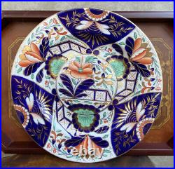 Regency 1810 Royal Crown Derby Imari Japan Pattern Plate Dish Platter