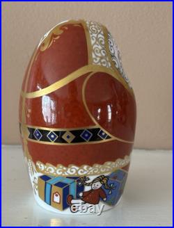 Retired Royal Crown Derby Santa Claus Imari Paperweight Collection