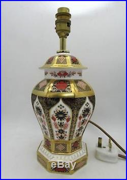 Royal CROWN DERBY Table Lamp Light Base OLD IMARI 1st Quality