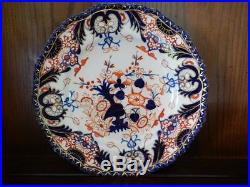 Royal Crown Derby 10 plate, 1808, scallope edge kings pattern