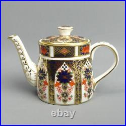 Royal Crown Derby 1128 Imari 1st Quality Miniature China Teapot