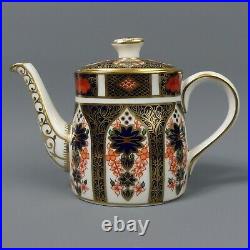 Royal Crown Derby 1128 Imari Porcelain Small Teapot M. I. B