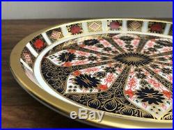 Royal Crown Derby 1128 Miniature Oval Tray, 2000 Stamp, 1st Quality