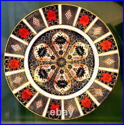 Royal Crown Derby 1128 Old Imari 4 Piece Dinner Setting MINT