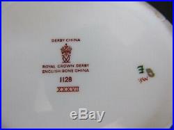 Royal Crown Derby 1128 Old Imari Cabinet Cream Jug & Sugar Bowl -1964 &1963