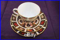 Royal Crown Derby 1128 Old Imari Cup Saucer and Side Plate Set XXXVII