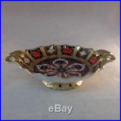 Royal Crown Derby 1128 Old Imari Duchess No 2 Sweet Tray Solid Gold Band Boxed