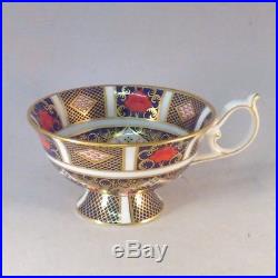 Royal Crown Derby 1128 Old Imari Elizabeth Footed Cup and Saucer Excellent