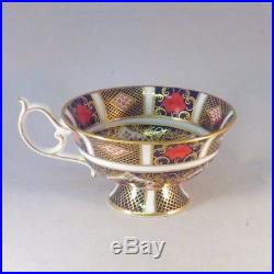 Royal Crown Derby 1128 Old Imari Elizabeth Footed Cup and Saucer Excellent