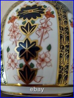 Royal Crown Derby 1128 Old Imari Ginger Jar with lid 11 cm C1978 1st quality GJ1