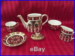 Royal Crown Derby 1128 Old Imari Miniature Tea Set, Plus Extras