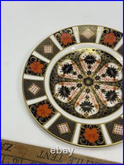 Royal Crown Derby 1128 Old Imari Pattern 8 1/2 Inch Sandwich Plates Various Date