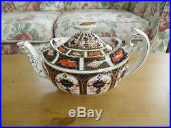 Royal Crown Derby 1128 Old Imari Rare Shape 2 Pint Teapot 10 5/8(27cms)