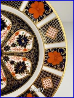 Royal Crown Derby 1128 Old Imari Salad Plates Set of 6- 8 1/2 with gold trim