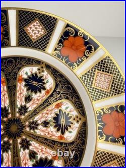 Royal Crown Derby 1128 Old Imari Salad Plates Set of 6- 8 1/2 with gold trim
