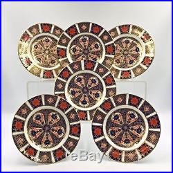 Royal Crown Derby 1128 Old Imari Side / Tea Plates 6.25 1st Quality Set Of 6