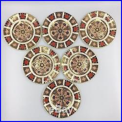 Royal Crown Derby 1128 Old Imari Side / Tea Plates 6.25 1st Quality Set Of 6