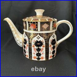 Royal Crown Derby 1128 Old Imari Tea Pot Teapot MINT Lot D