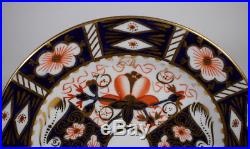 Royal Crown Derby 12 Bread & Butter Plates Pattern 2451 Traditional Imari