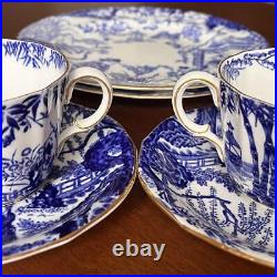 Royal Crown Derby #12 British Antique Mikado Trio Pair