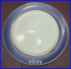 Royal Crown Derby 12 Inch Cobalt Band Charger Plates Set of 8